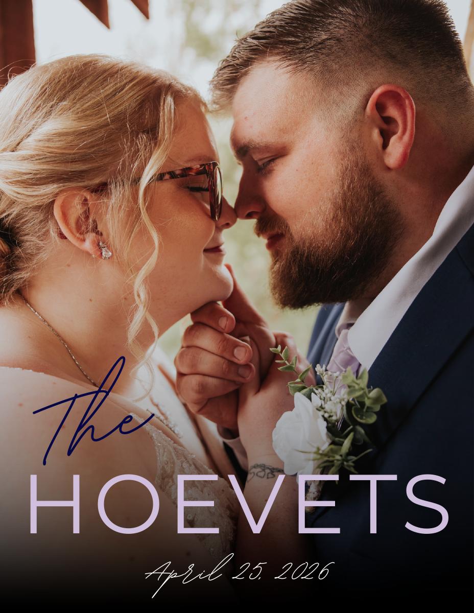An example personalized wedding magazine cover